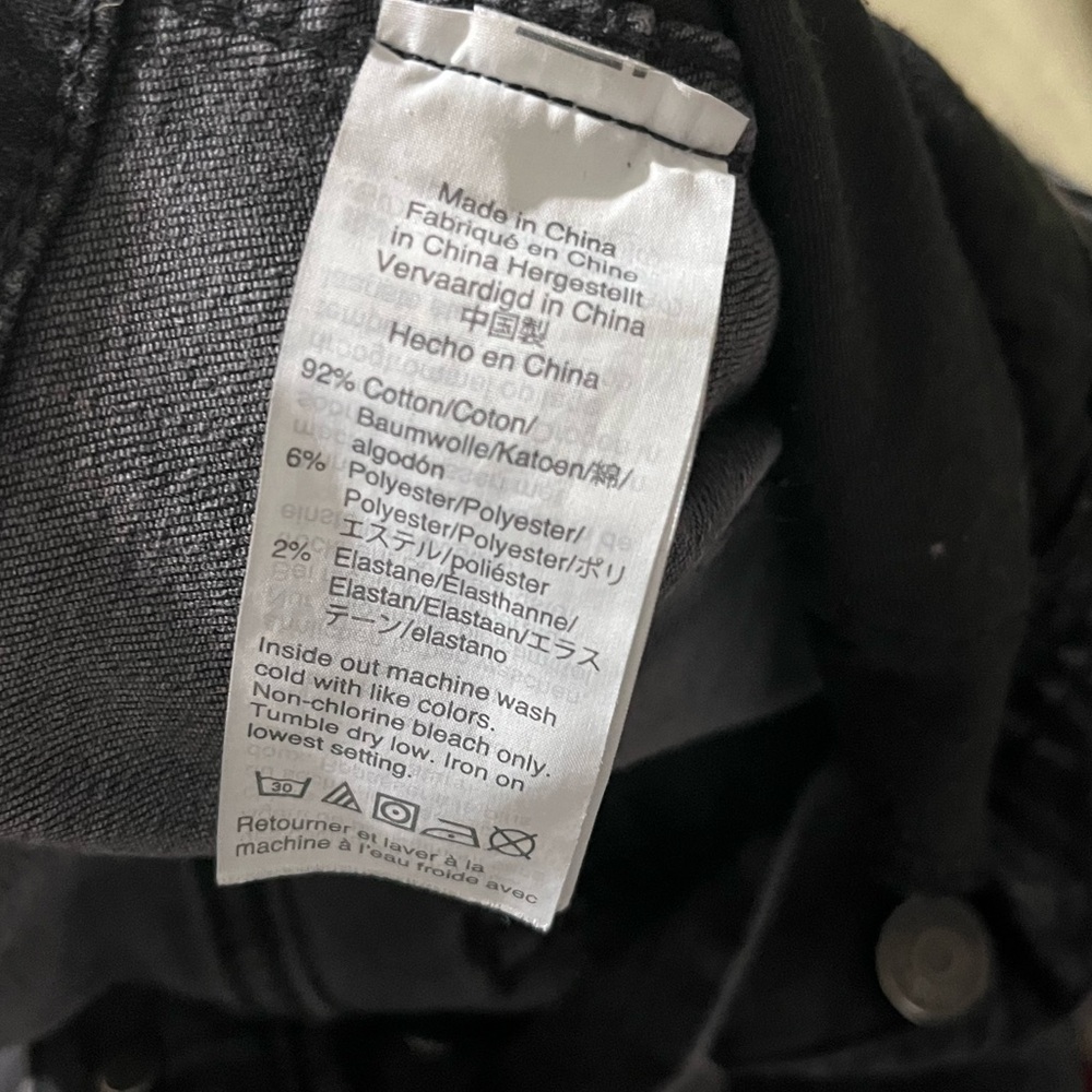 Madewell 10" High-Rise Skinny Jeans in Berkeley Black: Button-Through Edition - Picture 12 of 12